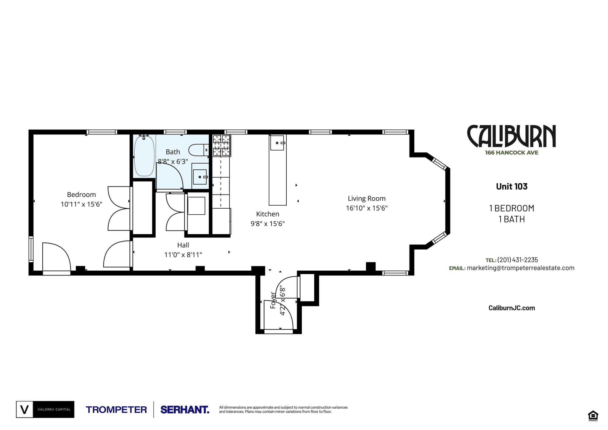 Unit 103 floor plan